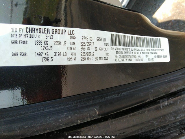 Dodge Grand Caravan Se 2014 2C4RDGBG6ER167068 Image 9
