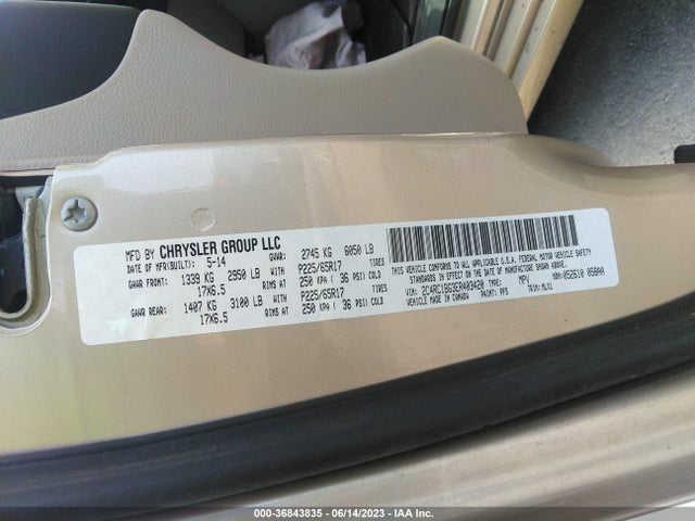 2C4RC1BG3ER403420 Chrysler Town & Country Touring