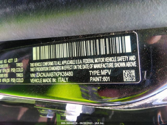 ZACNJAAB7KPK38480 Jeep Renegade Sport