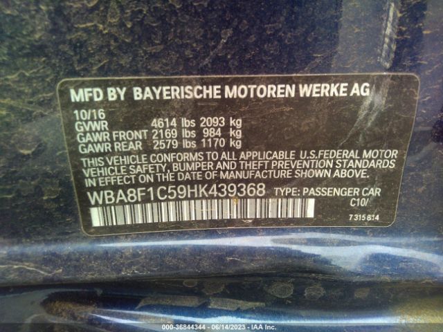 WBA8F1C59HK439368 BMW 3 Series 328d Xdrive