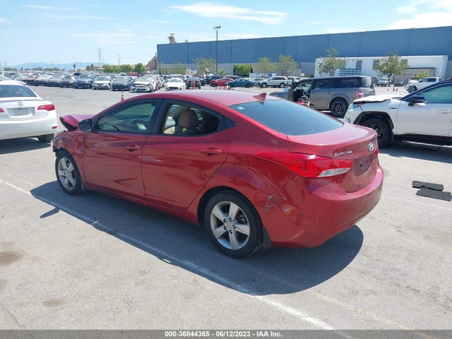 2013 HYUNDAI ELANTRA GLS PZEV VIN: 5NPDH4AE0DH315319