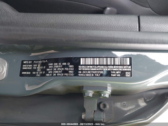 ZACCJBCT3GPC57265 Jeep Renegade Trailhawk