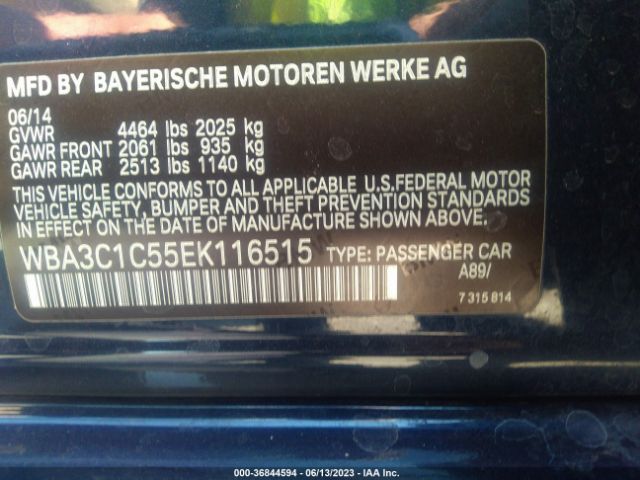 WBA3C1C55EK116515 BMW 3 Series 328i