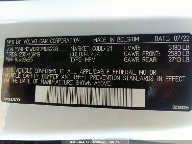 YV4L12WC6P2106228 Volvo V60 Cross Country Ultimate