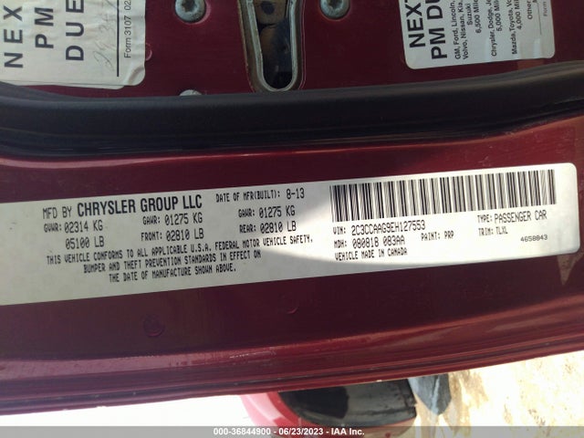 2C3CCAAG9EH127553 Chrysler 300