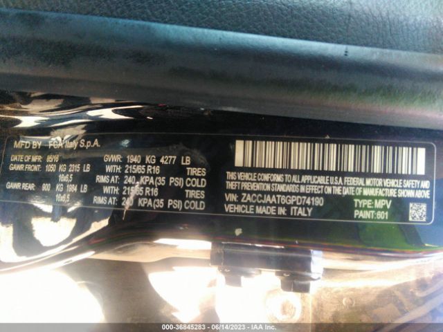 ZACCJAAT6GPD74190 Jeep Renegade Sport