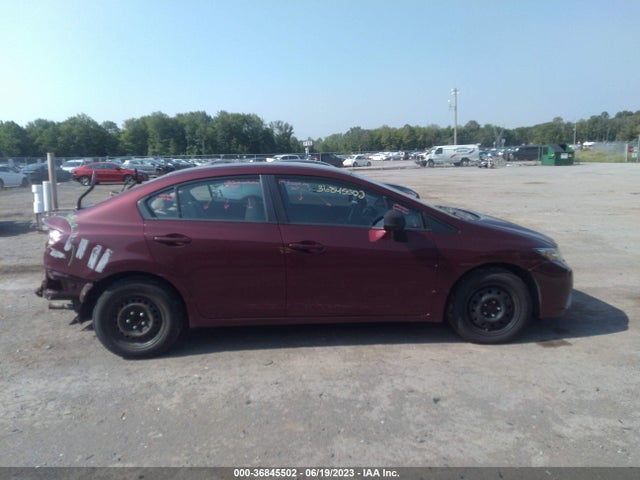 2013 HONDA CIVIC SDN LX VIN: 2HGFB2F58DH545482