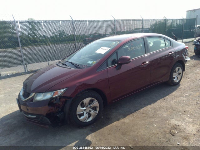 2013 HONDA CIVIC SDN LX VIN: 2HGFB2F58DH545482
