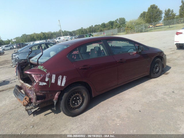 2013 HONDA CIVIC SDN LX VIN: 2HGFB2F58DH545482