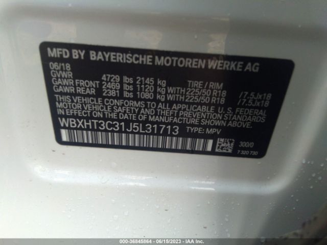 WBXHT3C31J5L31713 BMW X1 Xdrive28i