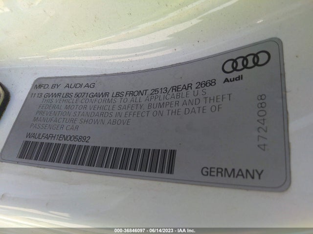 WAULFAFH1EN005892 Audi A5 Premium Plus