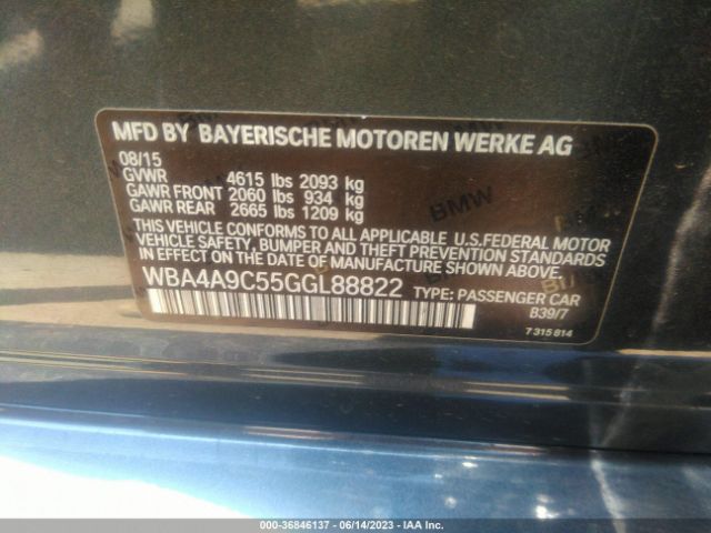 WBA4A9C55GGL88822 BMW 4 Series 428i