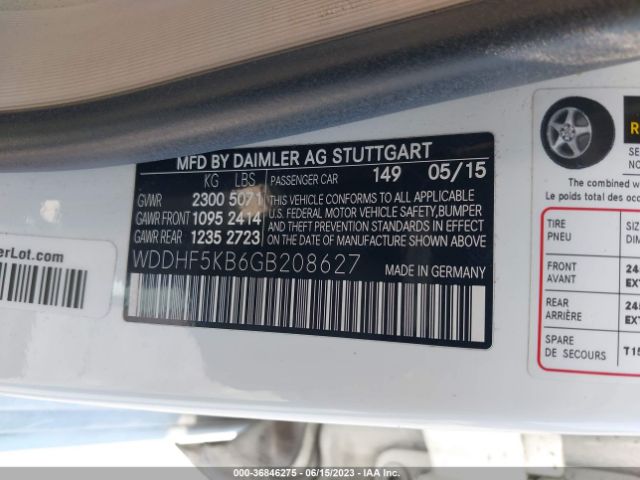 WDDHF5KB6GB208627 Mercedes-Benz E-class E 350