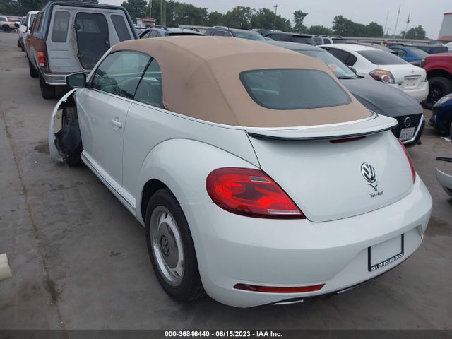 Продажа на аукционе авто 2018 Volkswagen Beetle Convertible S/coast/se, vin: 3VW5DAAT8JM502890, номер лота: 36846440
