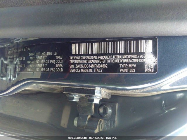 ZACNJDC14MPM94892 Jeep Renegade Trailhawk