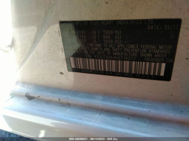 4S3GTAA64H3716277 Subaru Impreza