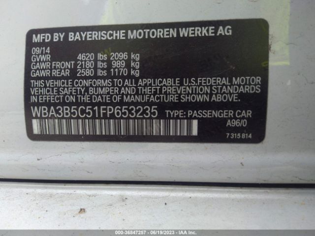 WBA3B5C51FP653235 BMW 3 Series 328i Xdrive