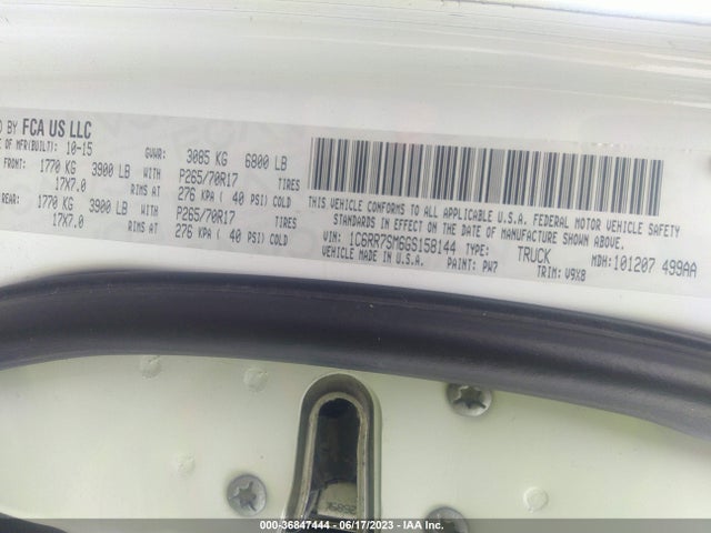 RAM 1500 2016 1C6RR7SM6GS158144 Image 15