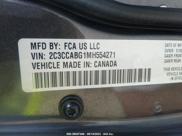 Chrysler 300 300s 2021 2C3CCABG1MH554271 Image 9