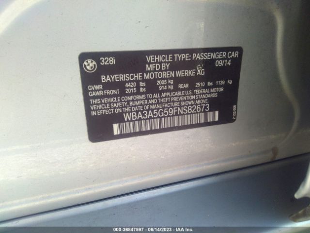 WBA3A5G59FNS82673 BMW 3 Series 328i