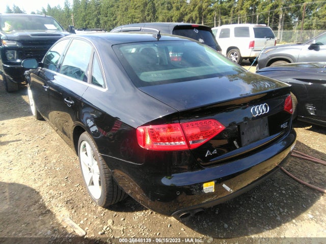 2011 AUDI A4 2.0T PREMIUM PLUS VIN: WAUFFAFL6BN003360