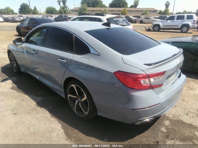 2021 HONDA ACCORD SEDAN SPORT SE VIN: 1HGCV1F49MA031179