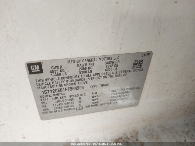 1GT120E81FF564503 GMC Sierra 2500hd Denali