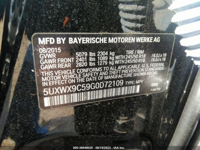 5UXWX9C59G0D72109 BMW X3 Xdrive28i