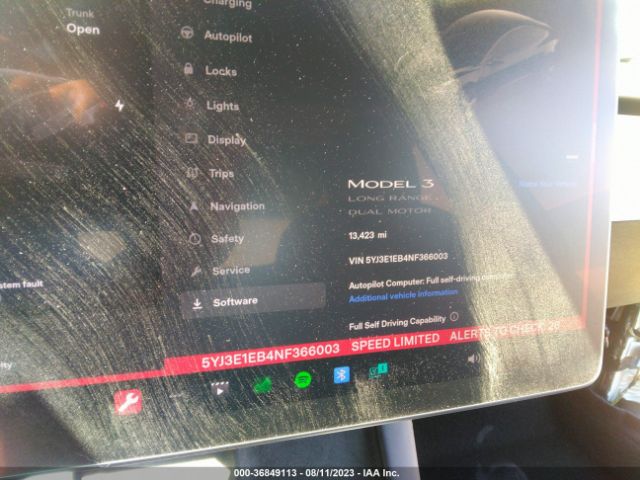 5YJ3E1EB4NF366003 Tesla Model 3 Long Range