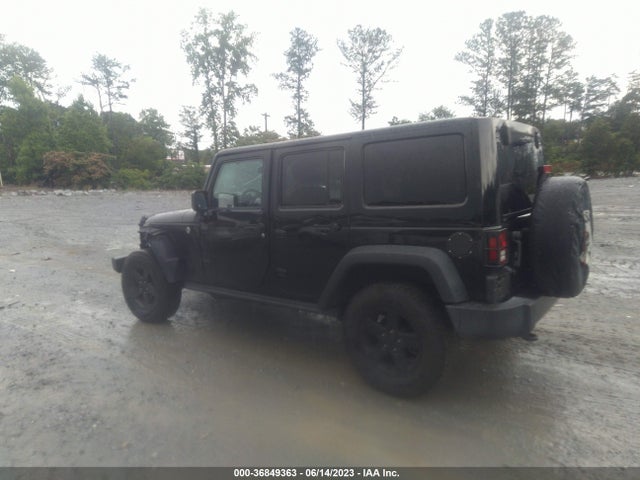 2016 JEEP WRANGLER UNLIMITED BLACK BEAR VIN: 1C4BJWDG4GL167647