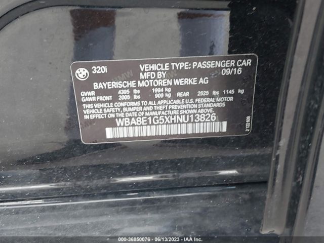 WBA8E1G5XHNU13826 BMW 3 Series 320i