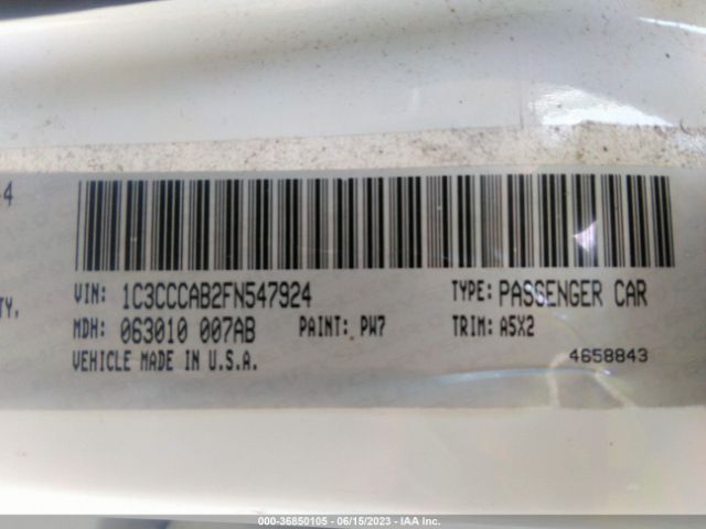 1C3CCCAB2FN547924 Chrysler 200 Limited