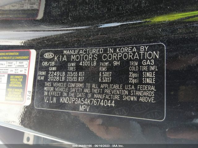 KNDJP3A54K7674044 KIA SOUL +
