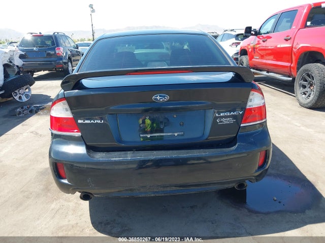 2008 SUBARU LEGACY VIN: 4S3BL616387205224