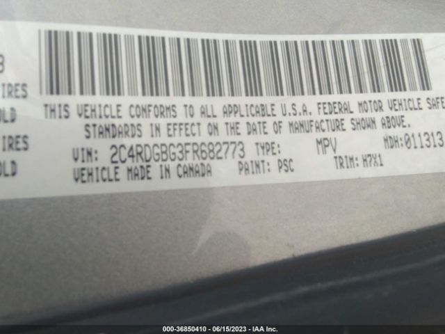 2C4RDGBG3FR682773 Dodge Grand Caravan American Value Pkg