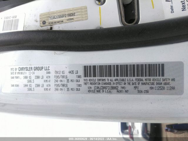1C4NJCBA6FD198062 Jeep Compass Sport