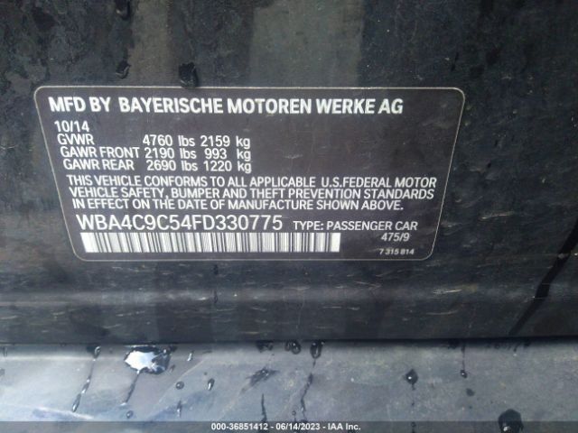 WBA4C9C54FD330775 BMW 4 Series 428i Xdrive