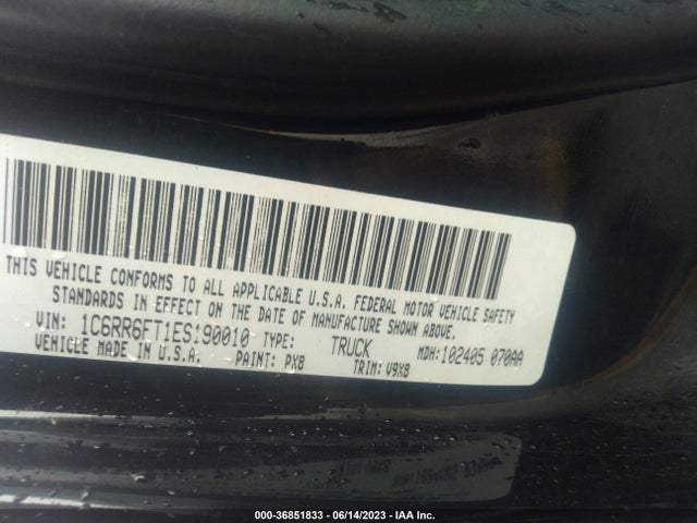 1C6RR6FT1ES190010 RAM 1500 Express
