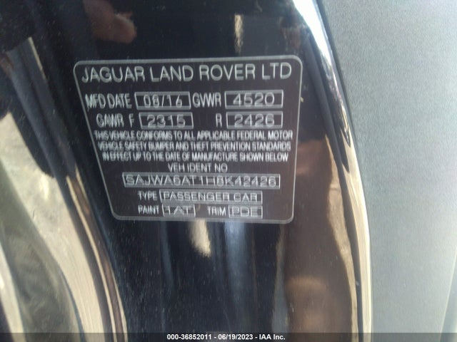 2017 Jaguar F-TYPE, VIN: SAJWA6AT1H8K42426