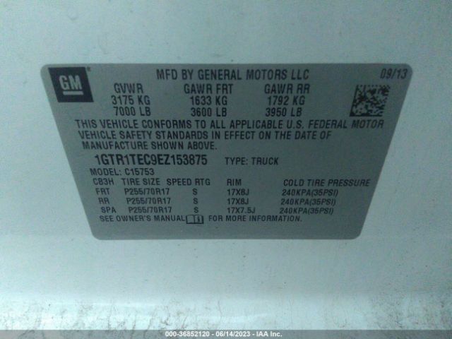 1GTR1TEC9EZ153875 GMC SIERRA 1500