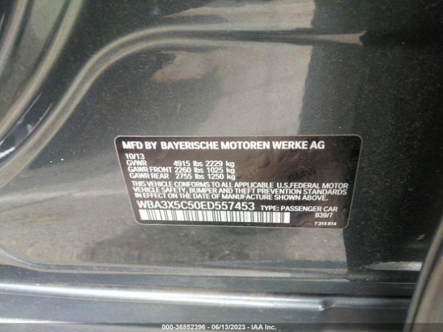 WBA3X5C50ED557453 BMW 3 Series Gran Turismo 328i Xdrive