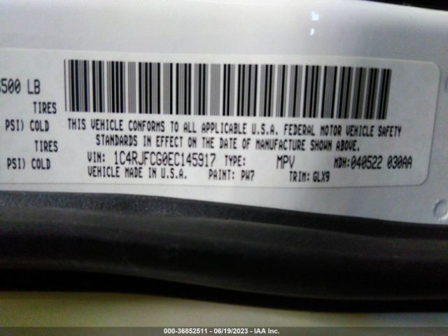 1C4RJFCG0EC145917 Jeep Grand Cherokee Overland