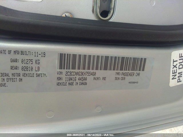 Chrysler 300 Touring 2019 2C3CCAAG3KH755460 Image 9