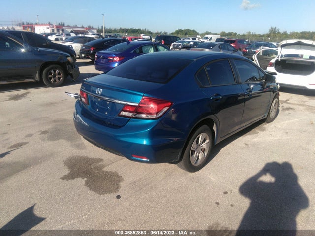 Honda Civic Sedan Lx 2014 19XFB2F59EE031362 Image 4