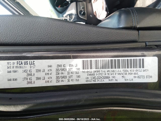 Dodge DURANGO GT 2017 1C4RDJDG2HC928864 Image 9