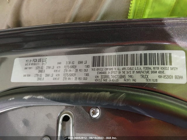 3C6RR6LTXHG716845 RAM 1500 Lone Star