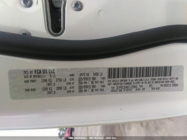 3C4PDCGG0GT129943 Dodge Journey Crossroad Plus