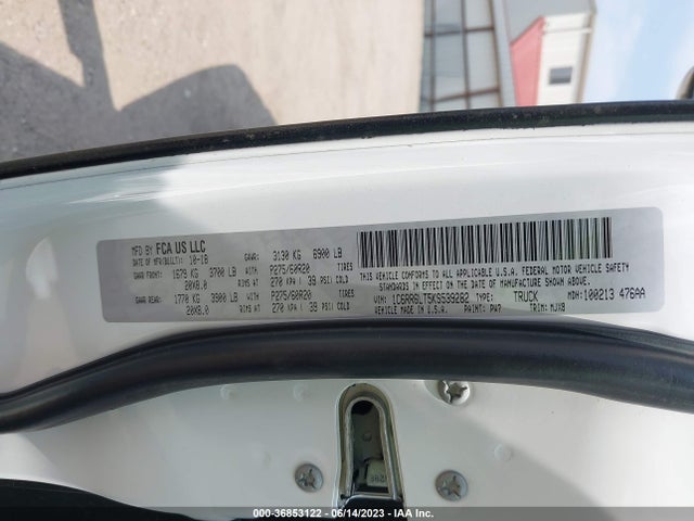 1C6RR6LT5KS539282 RAM 1500 Classic Lone Star