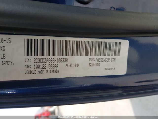 2C3CDZAG6GH108330 Dodge Challenger Sxt
