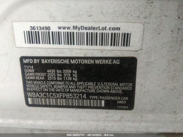 WBA3C1C5XFP853214 BMW 3 Series 328i